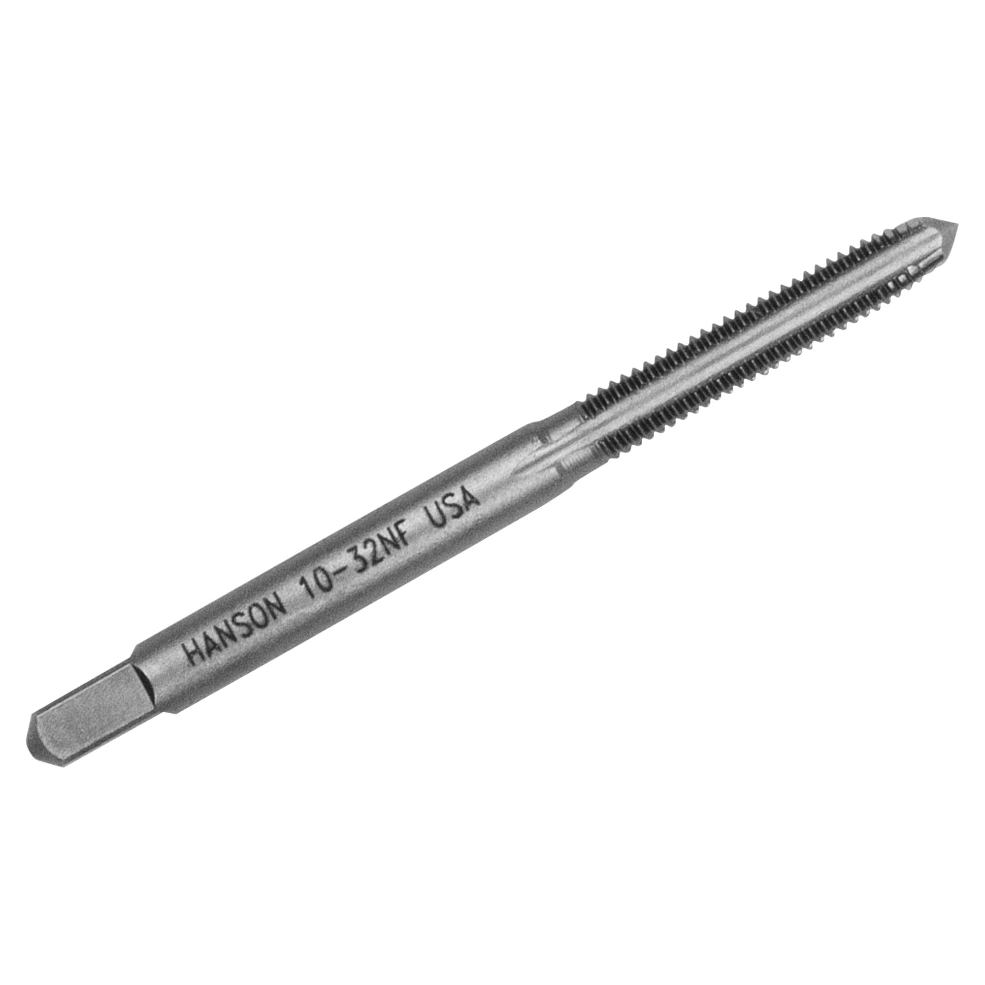 Irwin Hanson 8031 Machine Screw Tap, #10-32 UNF Thread, Plug Tap Thread, 4-Flute, HCS - 2