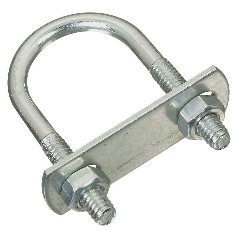 National Hardware N222-083 U-Bolt, 1/4-20 Thread, 1 in L Thread, Steel, Zinc - 2