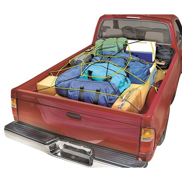 Keeper ZipNet 06141 Adjustable Cargo Net, 86 in L, 74 in W, Rubber, Black/Yellow - 3