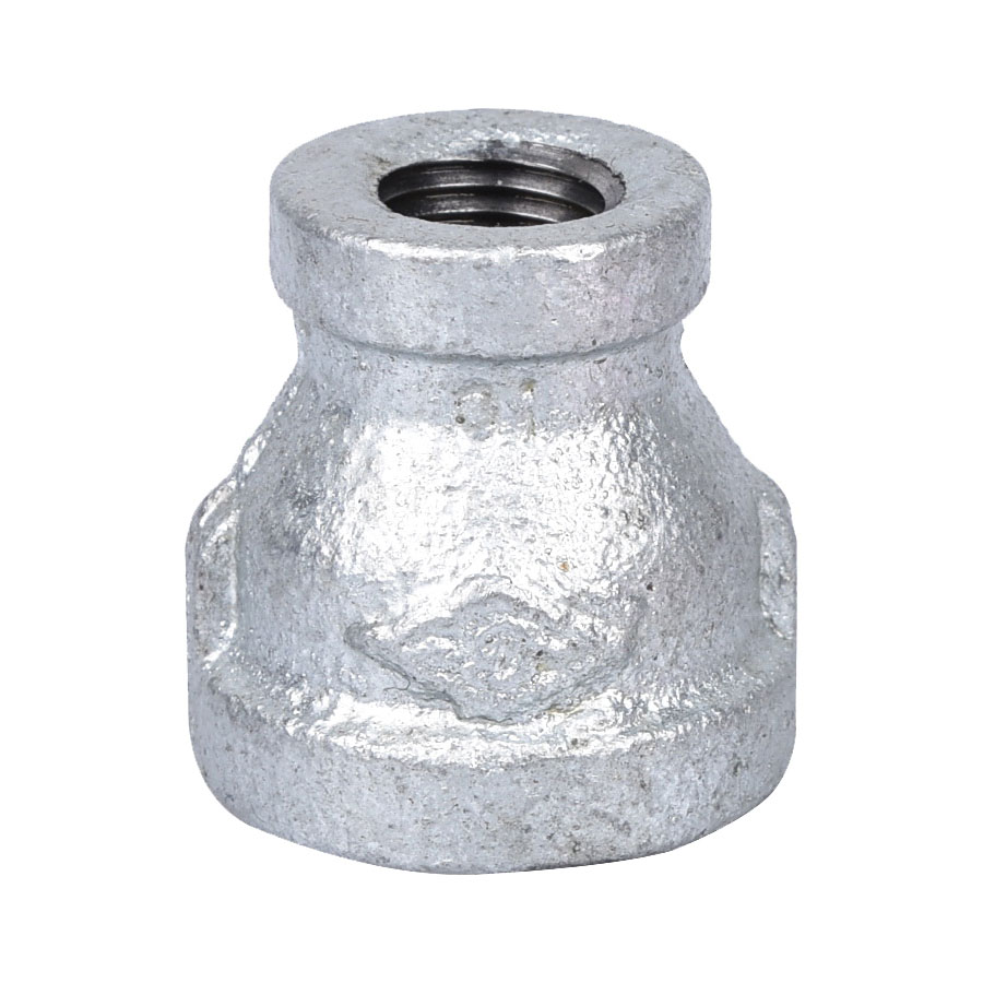 ProSource 24-1/2X1/4G Reducing Pipe Coupling, 1/2 x 1/4 in, Threaded, Steel, 40 Schedule, 300 psi Pressure