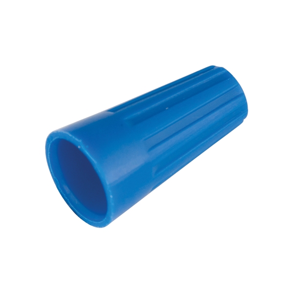 Gardner Bender WireGard GB-2 Series 10-002 Wire Connector, Blue, 22 to 16 AWG Wire, Steel Contact, 100/BX - 3
