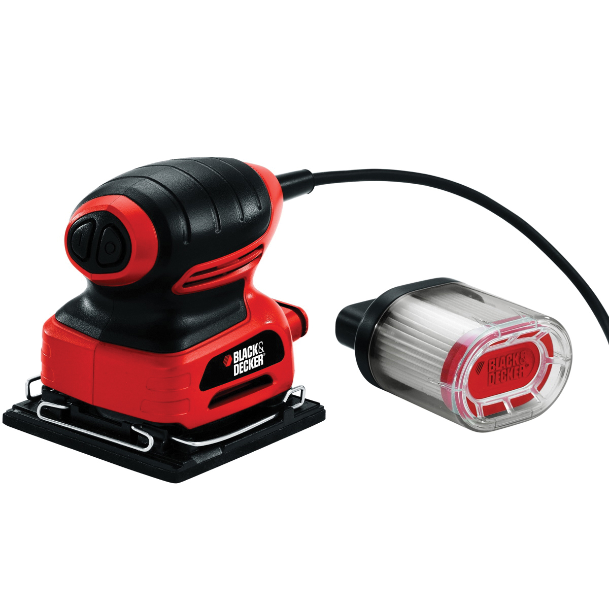 Black+Decker BDEQS300/QS900 Orbit Sander with Paddle Switch Actuation, 2 A - 3