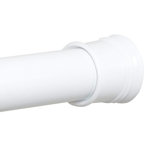 Zenna Home TwistTight Series 512W/502W Shower Stall Rod, 40 in L Adjustable, 1 in Dia Rod, Steel - 1