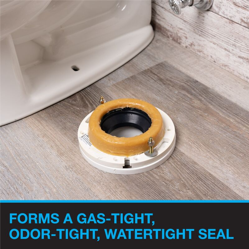 Harvey 1005-24 Wax Ring, Polyethylene, Brown, For: 3 in and 4 in Waste Lines - 4