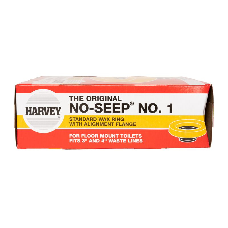 Harvey 1005-24 Wax Ring, Polyethylene, Brown, For: 3 in and 4 in Waste Lines - 5