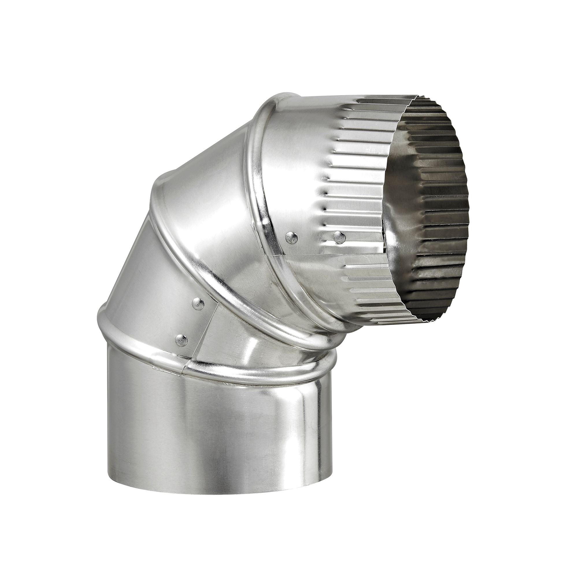 Lambro 2300 Vent Elbow, 3 in Connection, 26 Gauge, Aluminum - 2