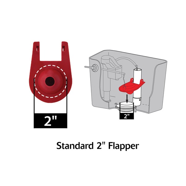 Korky QuietFILL Series 818BP Fill Valve and Premium Flapper Kit, Plastic Body, Black/White, Anti-Siphon: Yes - 3