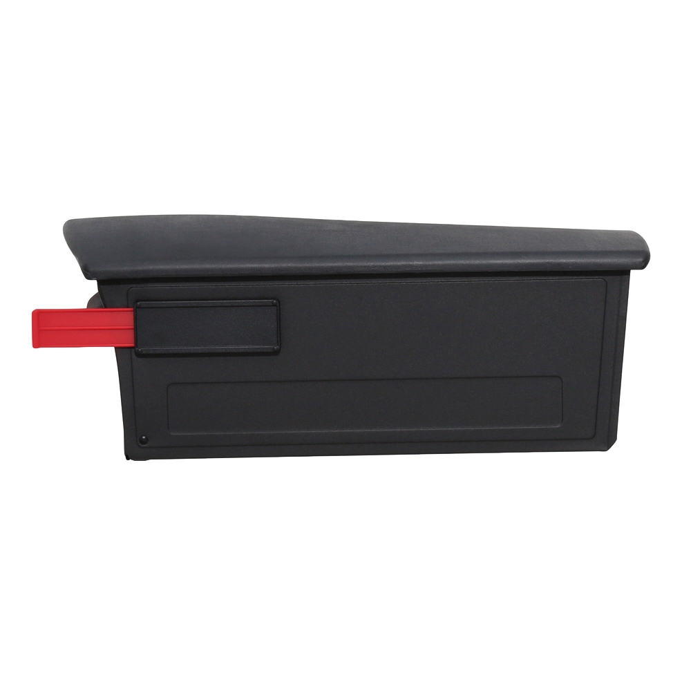 Gibraltar Mailboxes RSKB0000 Rural Mailbox, 1450 cu-in, Plastic, 13 in W, 21.6 in D, 9-1/2 in H, Black - 5