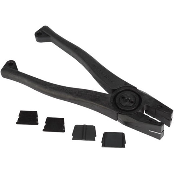 Fletcher 06-112 Running/Nipping Plier, 1/4 in Cutting Capacity, Plastic Jaw, 8 in OAL - 1