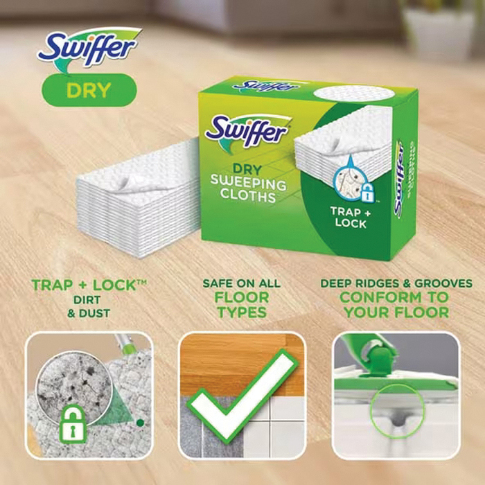 Swiffer 31821 Disposable Dry Refill Pad, Microfiber - 2