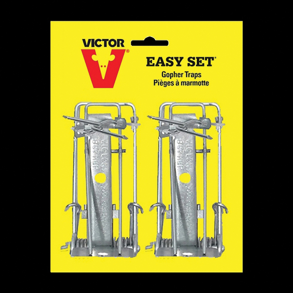 Victor 0610 Gopher Trap, 2.2 in W, 2-1/2 in H - 3