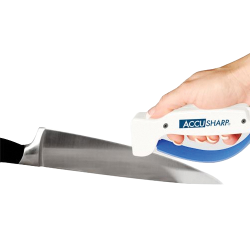 Accusharp 001C Knife Sharpener, Diamond-Honed Tungsten Carbide Abrasive, Plastic Handle - 4