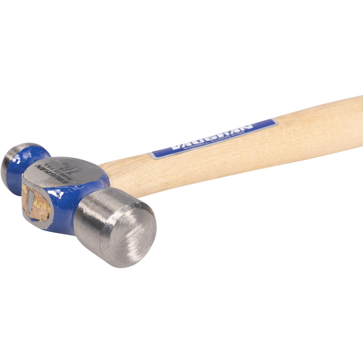 Vaughan TC016 Rivet Hammer, 16 oz Head, Ball Pein Head, HCS Head - 2