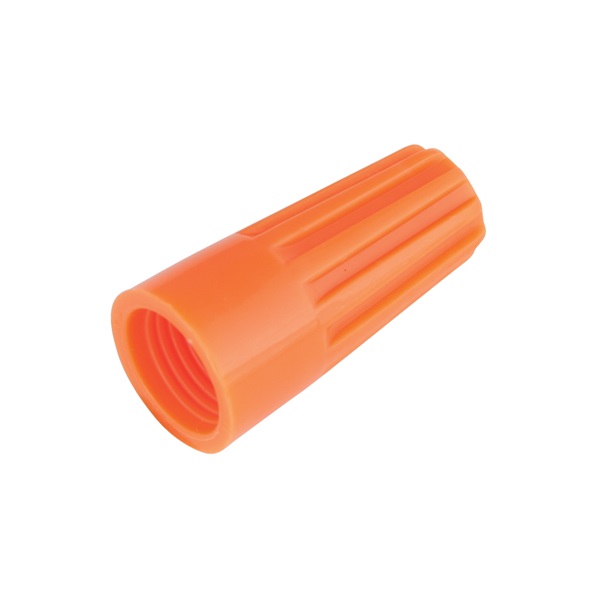Gardner Bender WireGard GB-3 Series 25-003 Wire Connector, Orange, 22 to 14 AWG Wire, Steel Contact, 25/BAG - 2