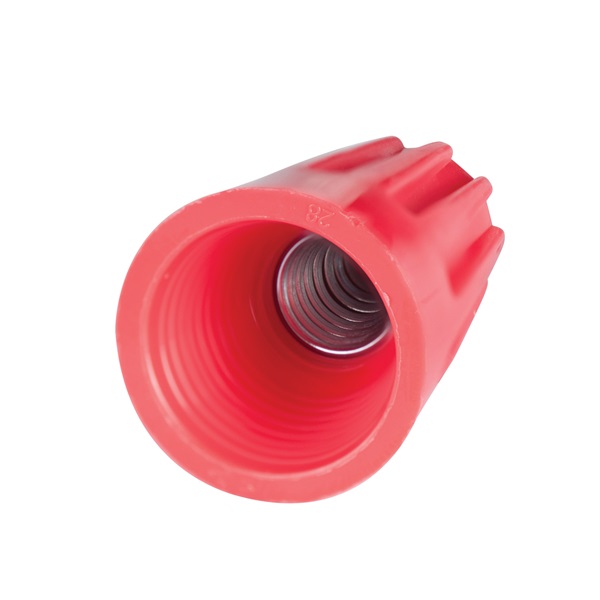 Gardner Bender WireGard 25-006 Wire Connector, 18 to 10 AWG Wire, Steel Contact, Polypropylene Housing Material, Red - 3