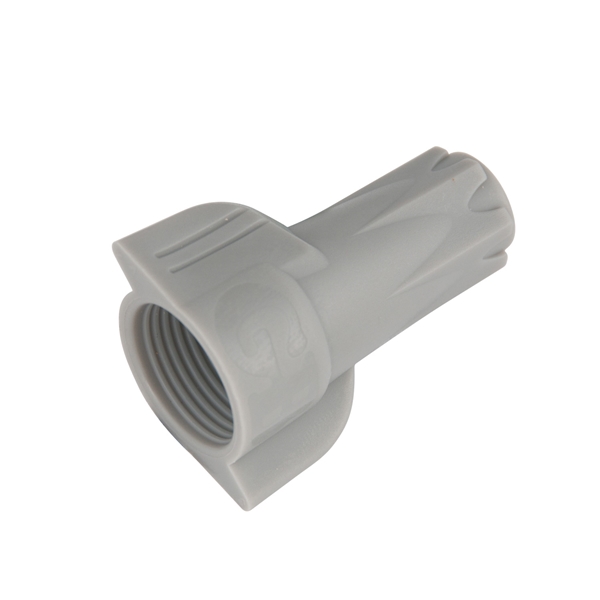 Gardner Bender Hex-Lok 19-2H2 Wire Connector, Gray, 14 to 6 AWG Wire, Copper Contact, Thermoplastic, 3/CD - 3
