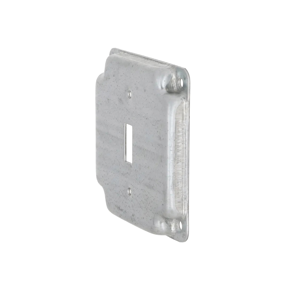Raco 800C Exposed Work Cover, 4-3/16 in L, 4-3/16 in W, Square, Steel, Gray, Galvanized, 10/BAG - 3