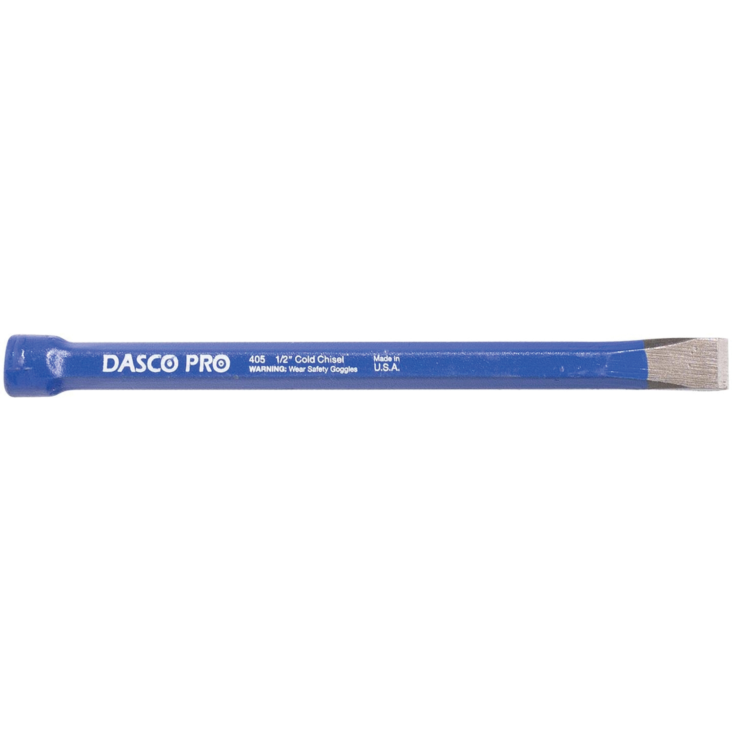 Dasco Pro 405-0 Small Cold Chisel, 1/2 in Tip, 6-3/8 in OAL, HCS Blade - 4