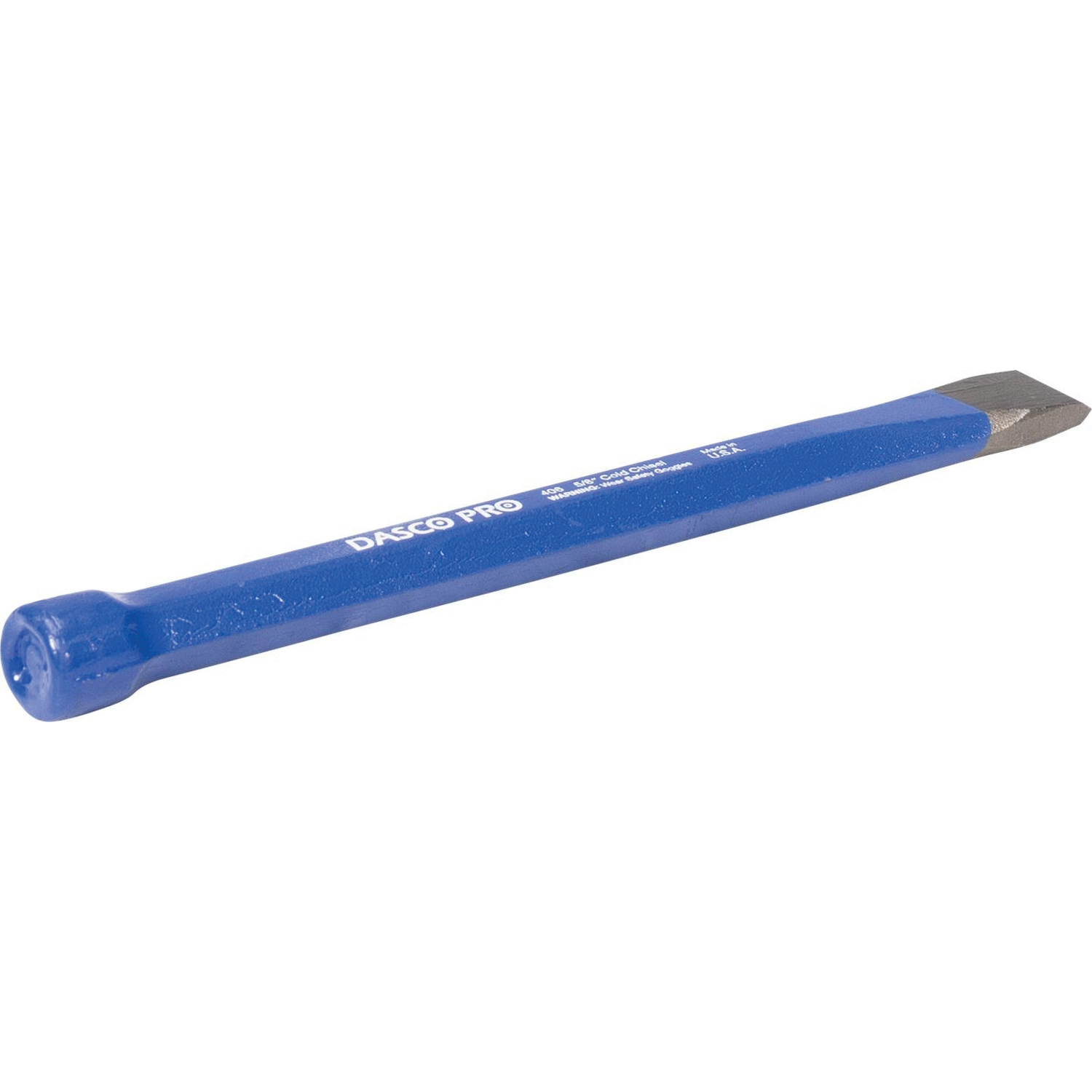Dasco Pro 406-0 Small Cold Chisel, 5/8 in Tip, 6-3/4 in OAL, HCS Blade - 4