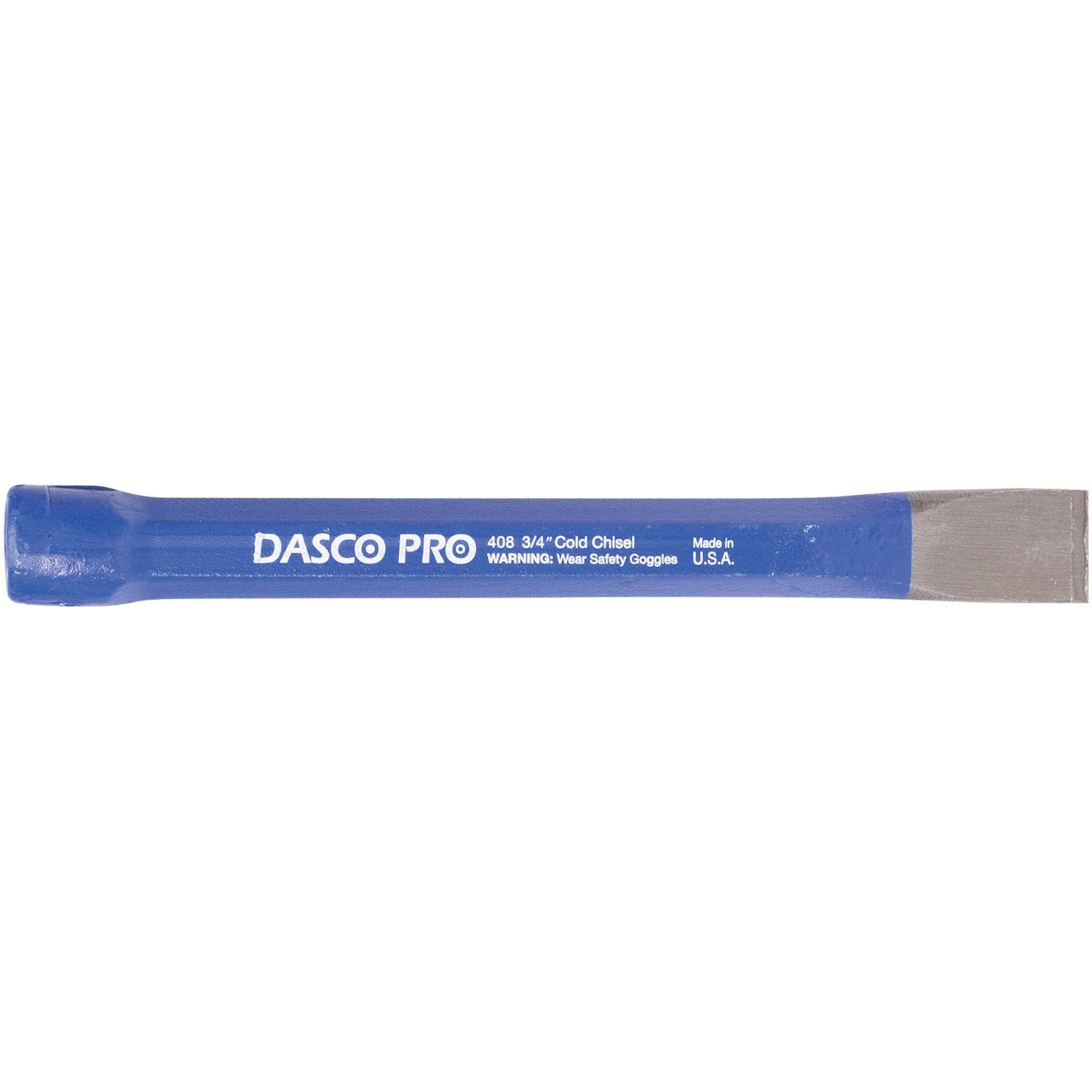 Dasco Pro 408-0 Small Cold Chisel, 3/4 in Tip, 7-1/8 in OAL, HCS Blade - 2