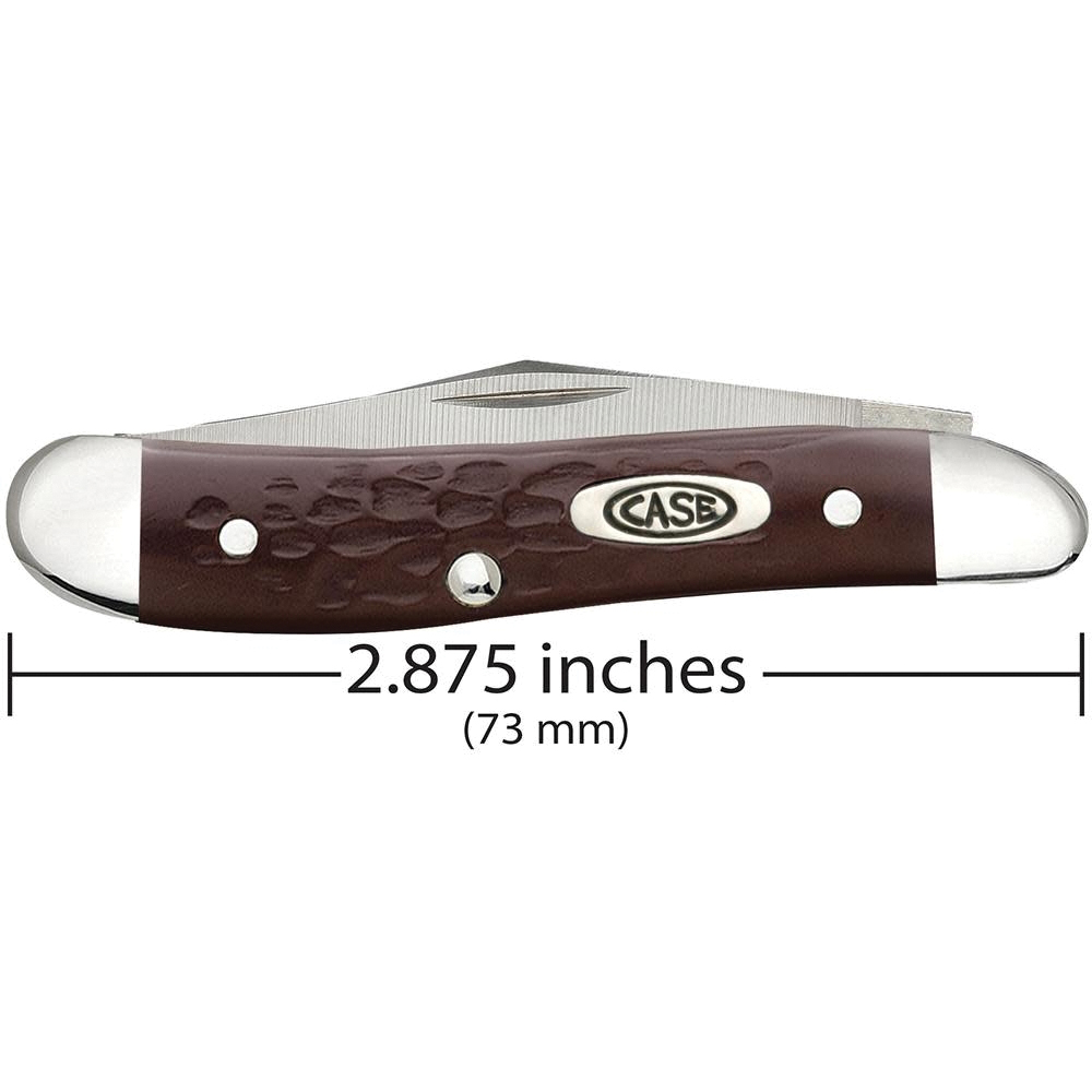 Case XX 00046 Folding Pocket Knife, 2.1 in Clip, 1.53 in Pen L Blade, Tru-Sharp Surgical Stainless Steel Blade, 2-Blade - 2