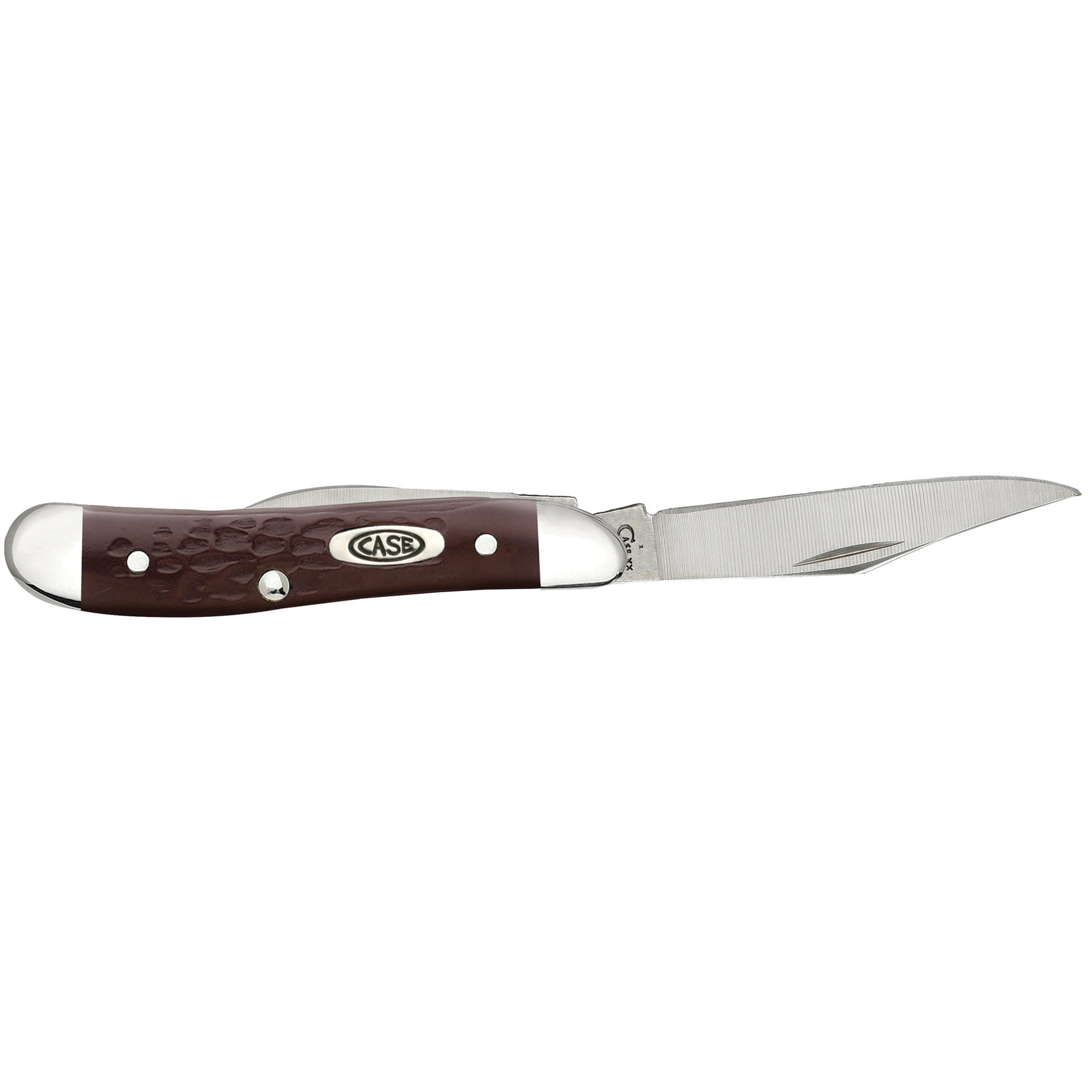 Case XX 00046 Folding Pocket Knife, 2.1 in Clip, 1.53 in Pen L Blade, Tru-Sharp Surgical Stainless Steel Blade, 2-Blade - 3