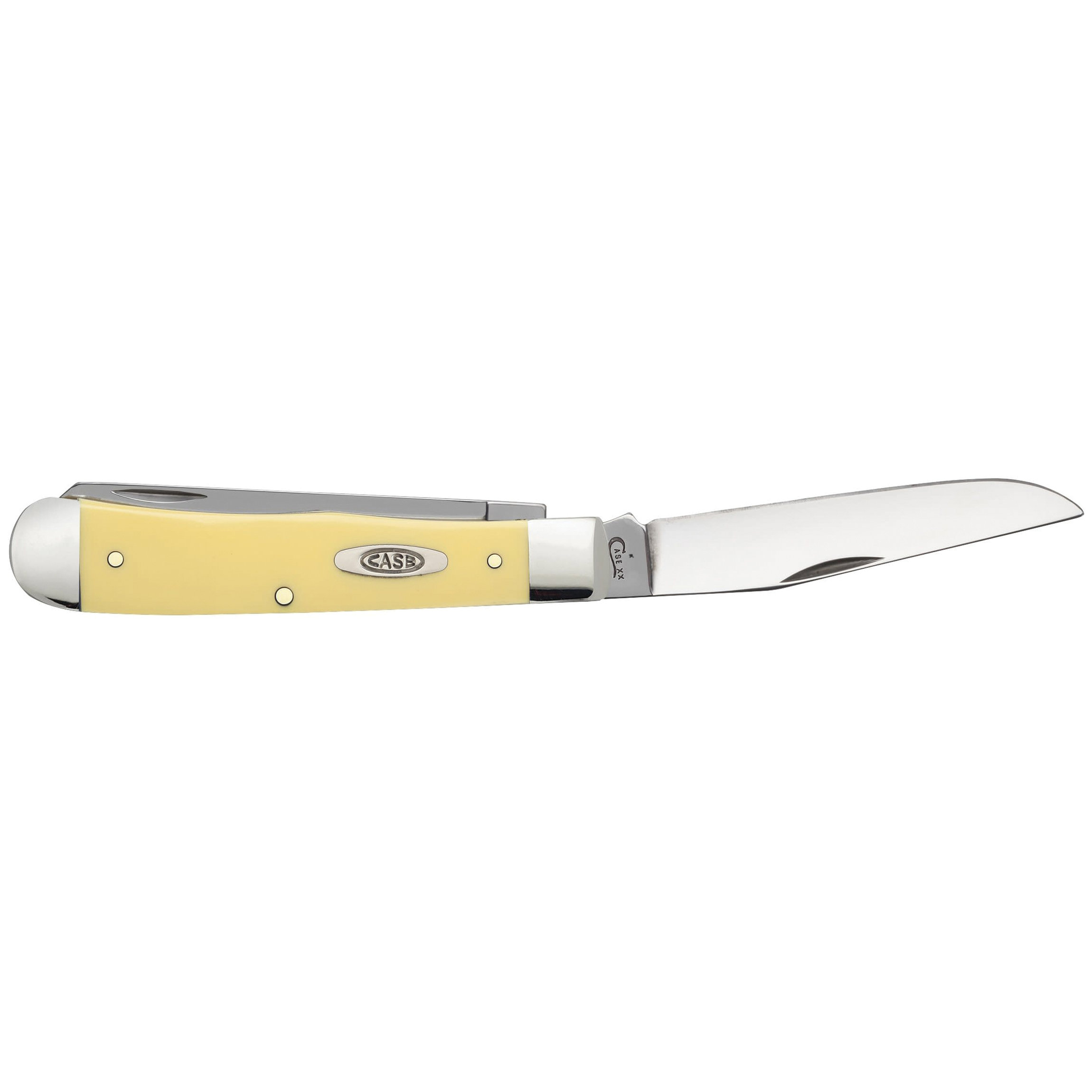 Case XX 00161 Folding Pocket Knife, Clip and Spey Blade, Polished Blade, 3-1/4 in Clip, 3.27 in Spey L Blade, 2-Blade - 5