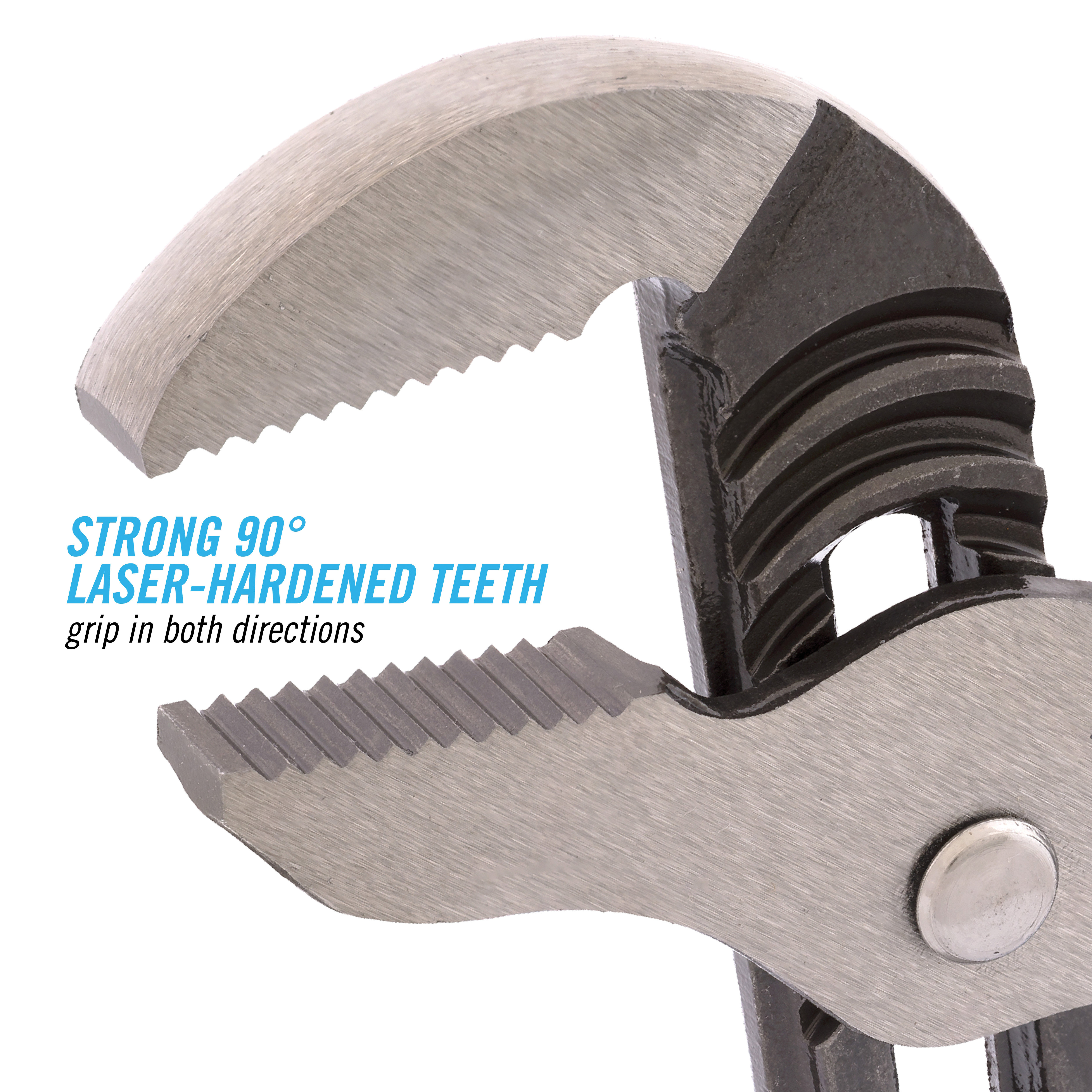 Channellock 426 Tongue and Groove Pliers, 6-1/2 in OAL, 0.87 in Jaw Opening, Blue Handle, Cushion Grip Handle - 3