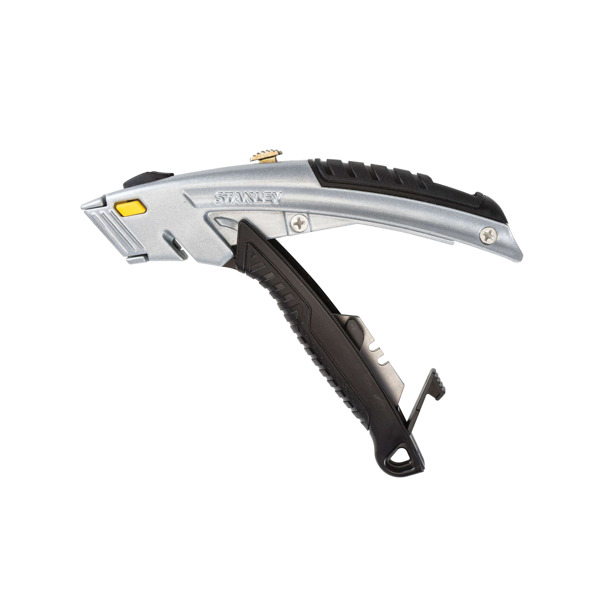 STANLEY INSTANTCHANGE 10-788 Utility Knife, 2-7/16 in L Blade, 3 in W Blade, Carbon Steel Blade, Ergonomic Handle - 3