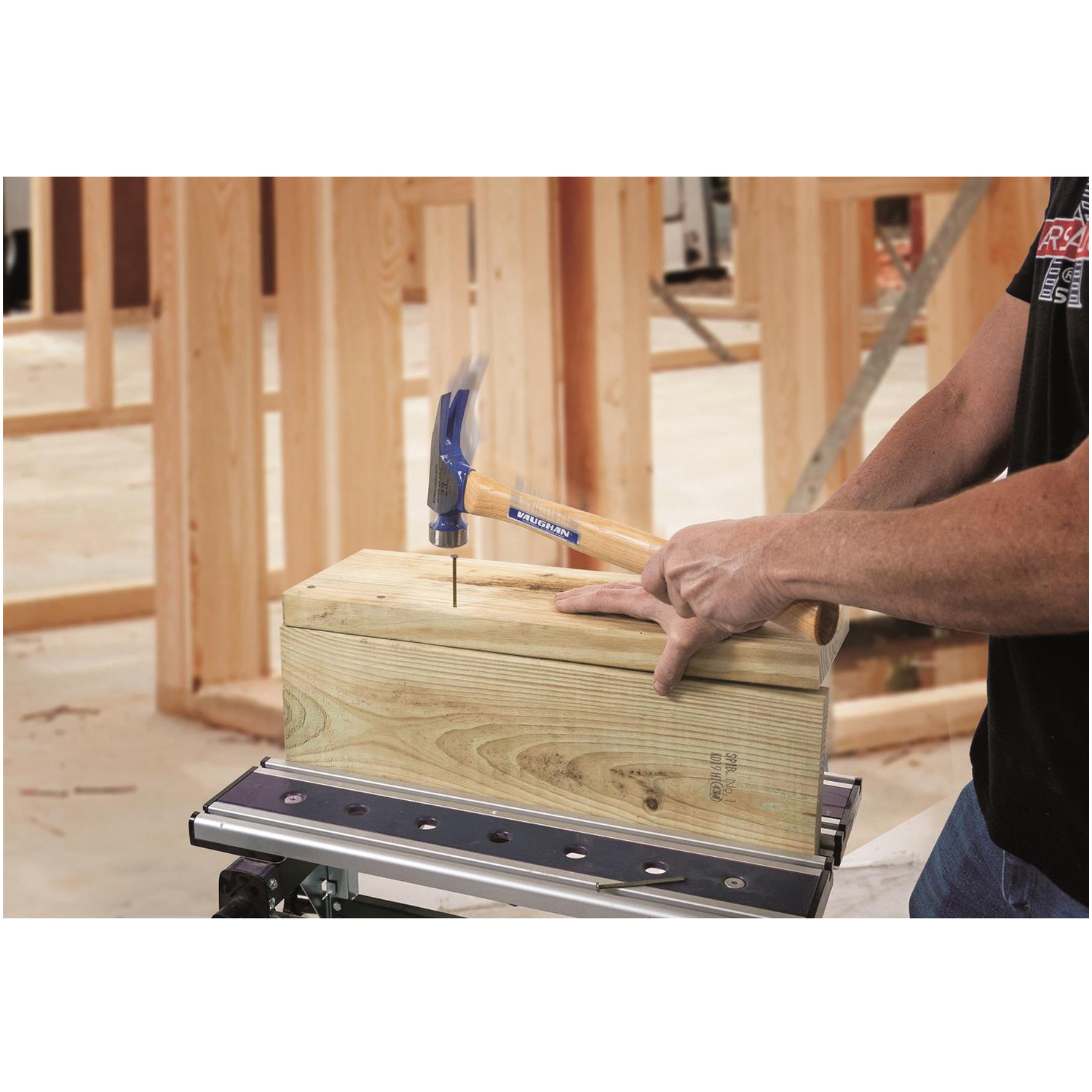 Vaughan California Framer CF1 Hammer, 23 oz Head, Milled Face, Rip Claw Head, HCS Head - 5