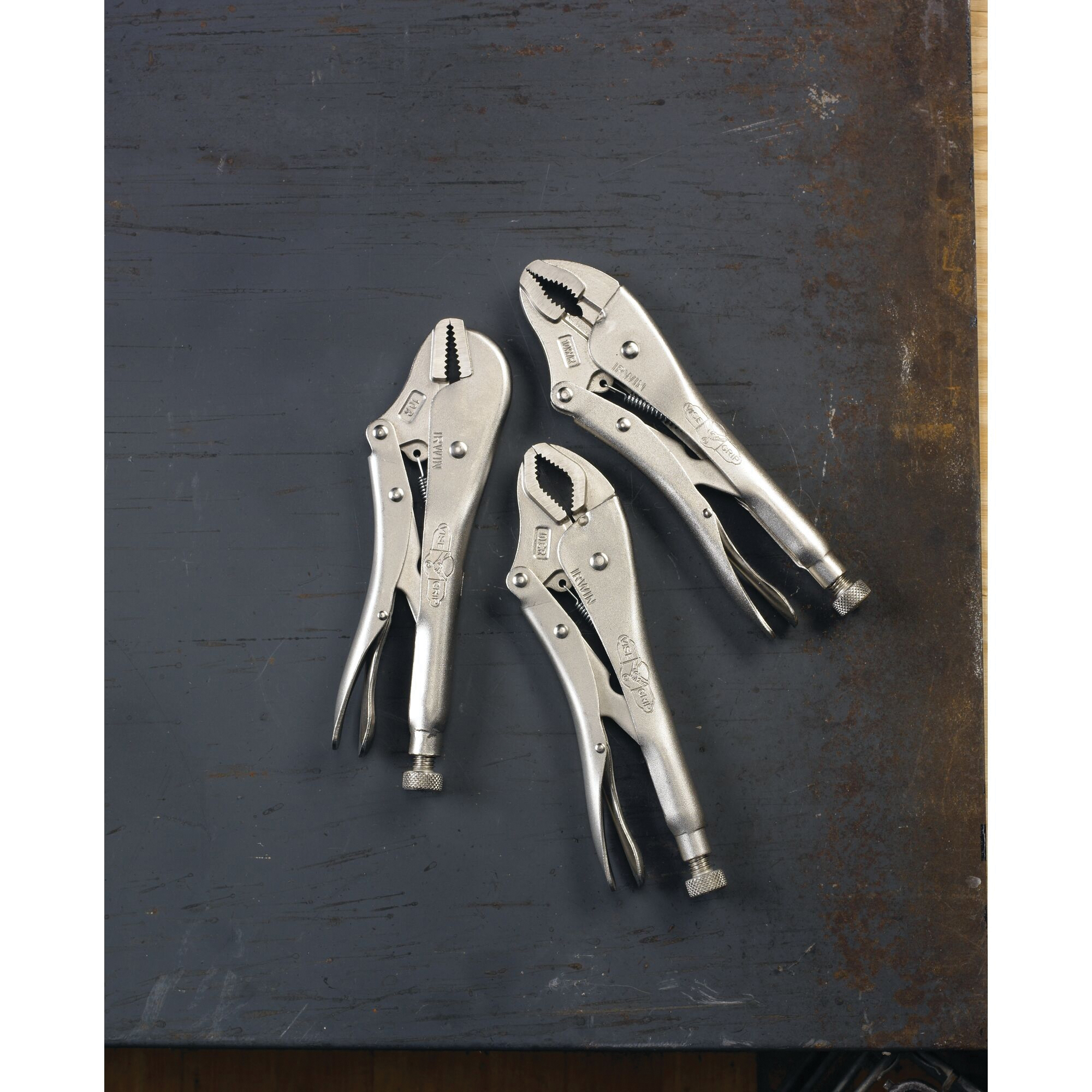 Irwin Original 102L3 Locking Pliers, 10 in OAL, 1-3/4 in Jaw Opening, Plain Grip Handle, 5/8 in W Jaw, 1-15/64 in L Jaw - 4