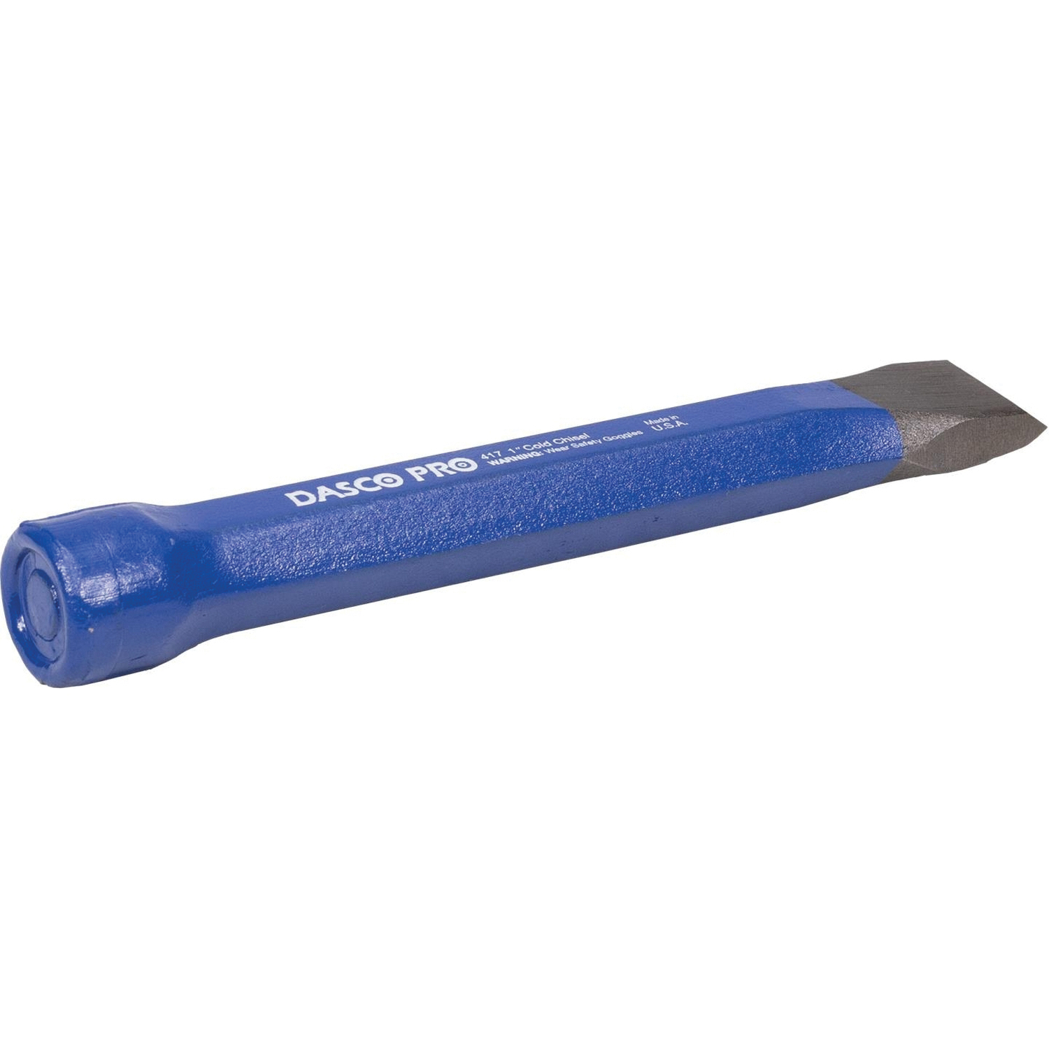 Dasco Pro 417-0 Cold Chisel, 1 in Tip, 7-7/8 in OAL, HCS Blade - 2