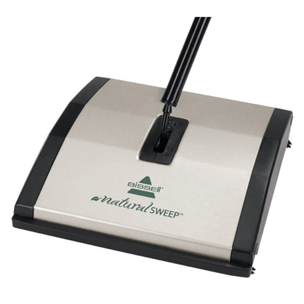 Bissell Natural Sweep 92N0 Floor and Carpet Sweeper, 9-1/2 in W Cleaning Path, Green - 3