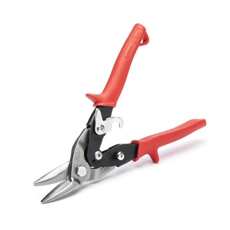 Crescent Wiss M1R Aviation Snip, 9-3/4 in OAL, 1.38 in L Cut, Left Cut, Molybdenum Steel Blade, Contoured Handle - 2