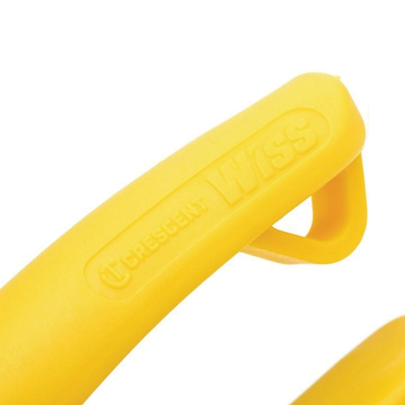 Crescent Wiss M3R Aviation Snip, 9-3/4 in OAL, 1-1/2 in L Cut, Straight Cut, Molybdenum Steel Blade, Non-Slip Handle - 4
