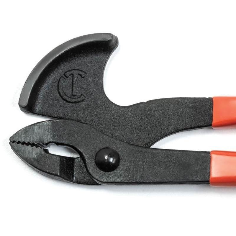 Crescent NP11 Nail Puller Pliers, 11 in OAL, Black/Red Handle, Rubber Grip Handle, 3-1/4 in W Jaw - 3