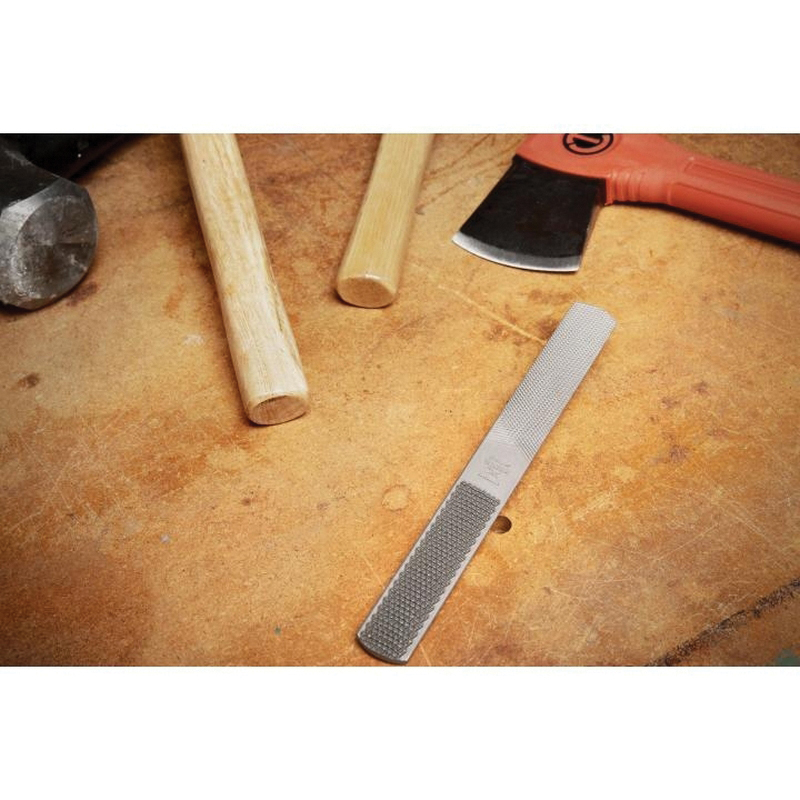 Crescent Nicholson 21860NNN Hand File, Half-Round Profile, American Pattern, Bastard Smooth Rasp Single Double Cut - 2