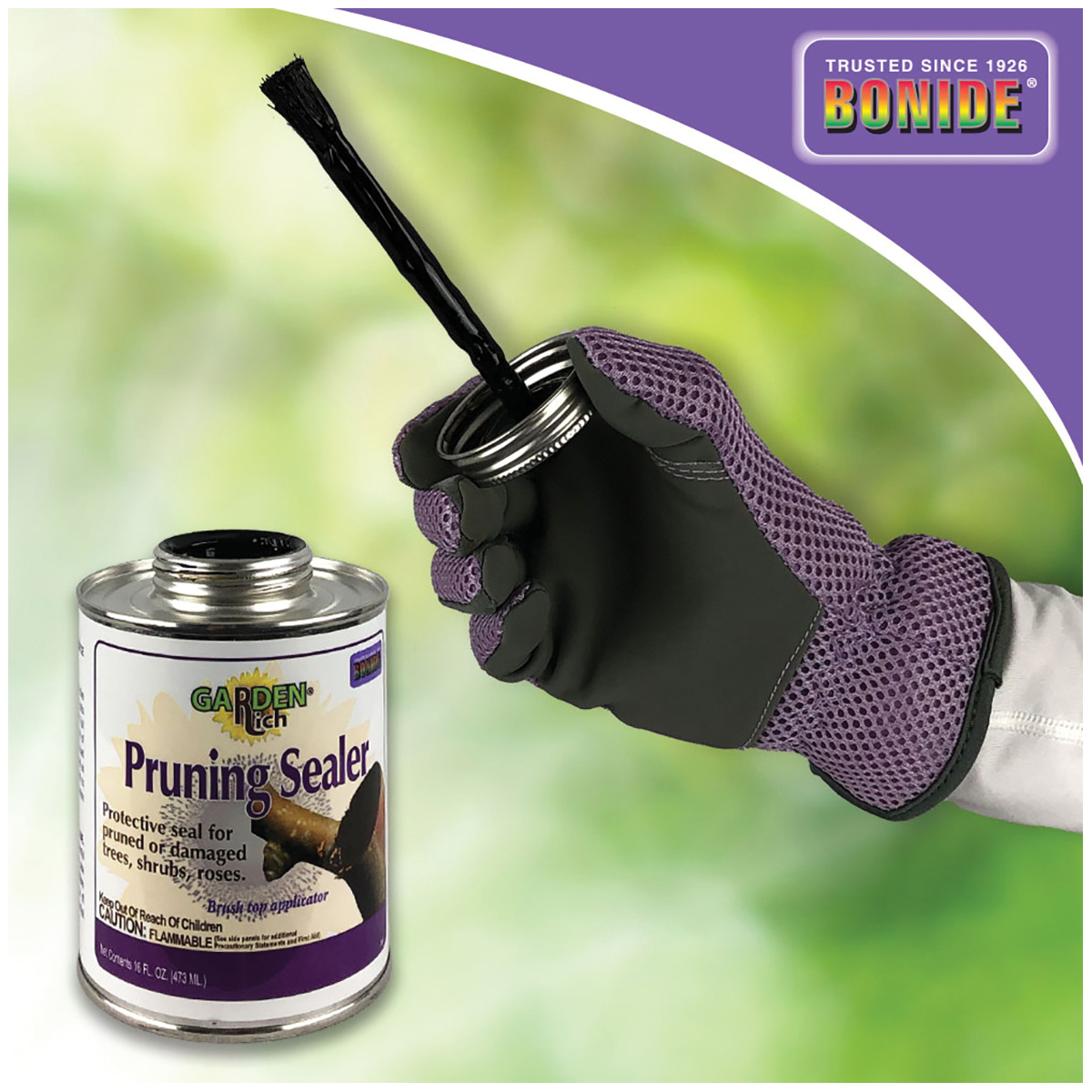 Bonide 225 Pruning Sealer, Liquid, Petroleum Solvent, Black, 1 pt - 2