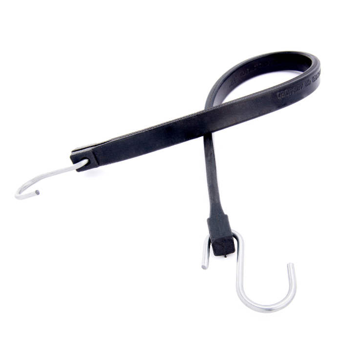 Keeper 06224 Strap, 3/4 in W, 24 in L, EPDM, Black, S-Hook End - 3