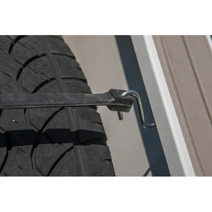 Keeper 06224 Strap, 3/4 in W, 24 in L, EPDM, Black, S-Hook End - 5