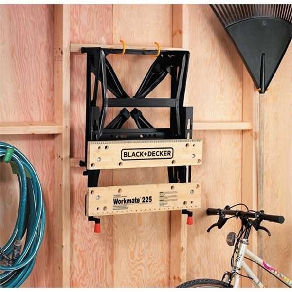 Black+Decker WM225 Workbench with One-Handed Clamp, 24 in OAW, 30 in OAH, 13-1/2 in OAD, 450 lb Capacity - 3