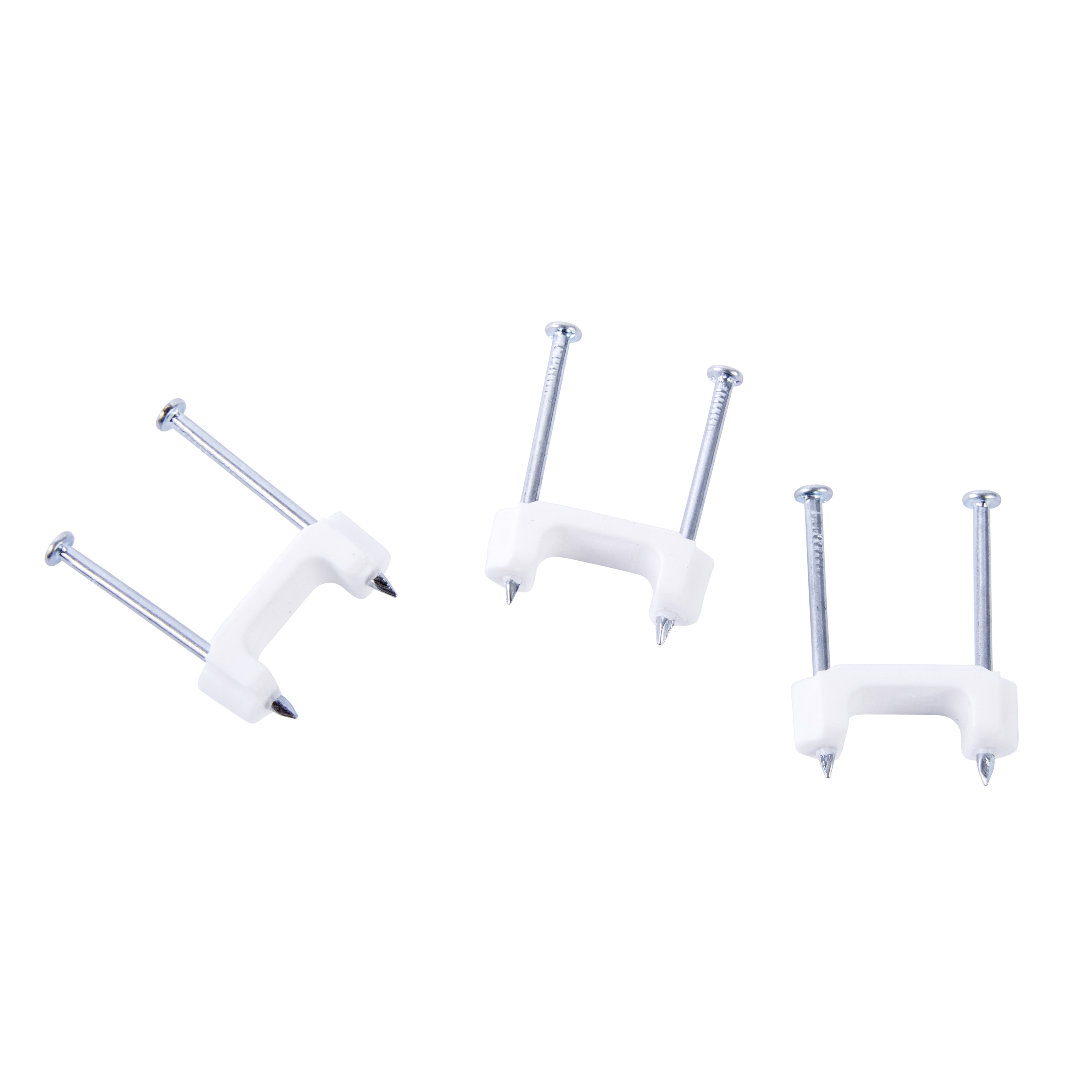 Gardner Bender PS-150 Cable Staple, 1/2 in W Crown, Plastic/Polyethylene, 100 BX - 2