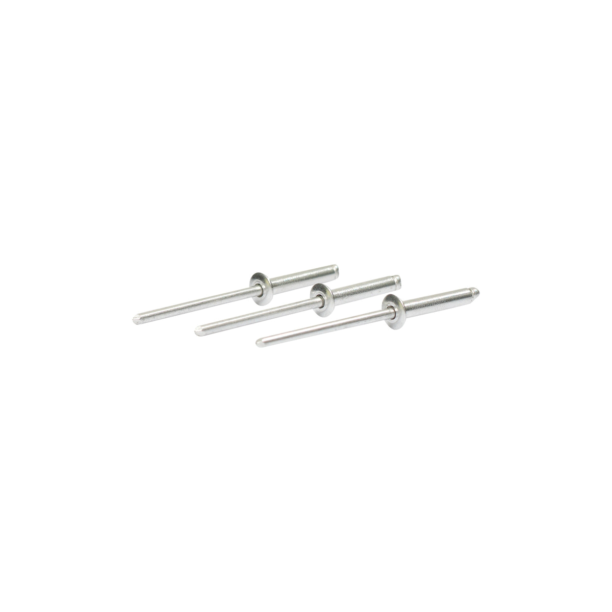 Arrow RLA1/8IP Pop Rivet, Long, 1/2 in Grip, 1/2 in L, Aluminum, 100/PK - 2