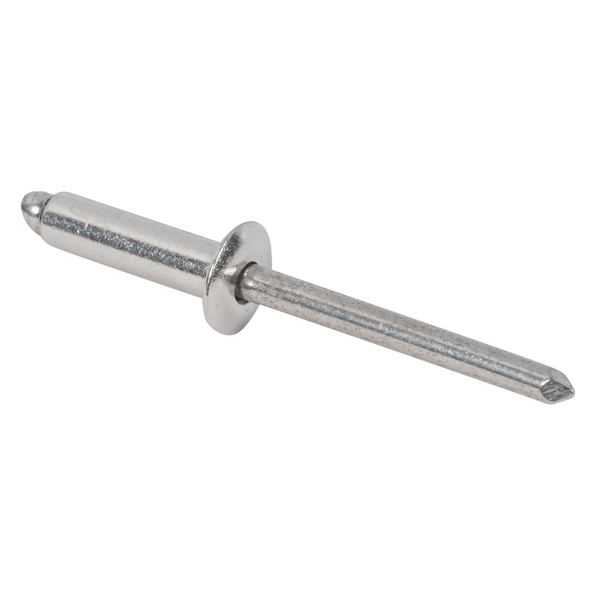 Arrow RLA3/16 Pop Rivet, Long, 1/2 in Grip, 1/2 in L, Aluminum, Silver, 12/PK - 3
