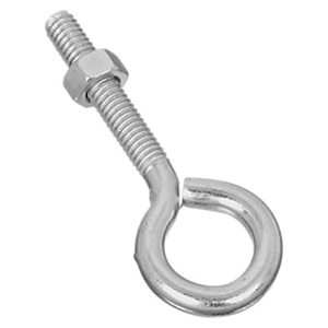 National Hardware N221-218 Eye Bolt, 5/16-18 Thread, Coarse Thread, 1-3/4 in L Thread, 3/4 in ID Dia Eye, Steel, Zinc - 2