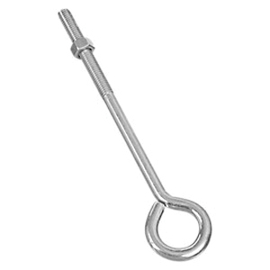 National Hardware N221-291 Eye Bolt, 3/8-16 Thread, Coarse Thread, 3 in L Thread, 1 in ID Dia Eye, 6.35 in L Shank, Zinc - 2