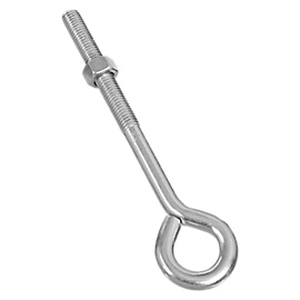 National Hardware N221-325 Eye Bolt, 1/2-13 Thread, Coarse Thread, 3-3/4 in L Thread, 1 in ID Dia Eye, 6.14 in L Shank - 2