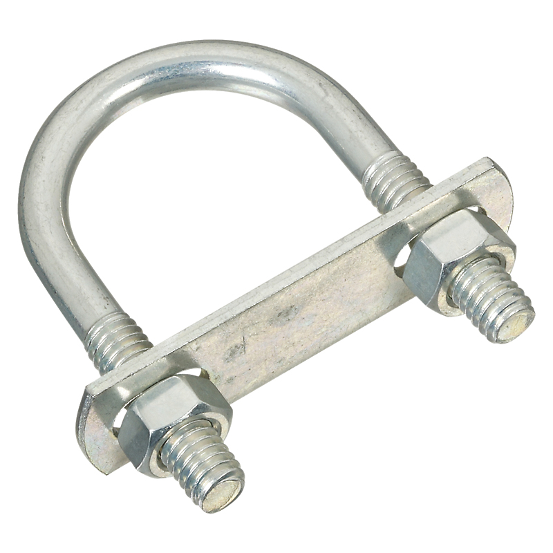 National Hardware N222-125 U-Bolt, 5/16-18 Thread, 1-1/8 in L Thread, Steel, Zinc - 2