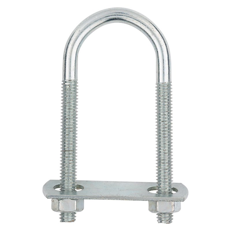 National Hardware N222-133 U-Bolt, 3-3/4 in L Inside, 1-3/8 in W Inside, 5/16-18 Thread, 2-1/4 in L Thread, Steel, Zinc - 4