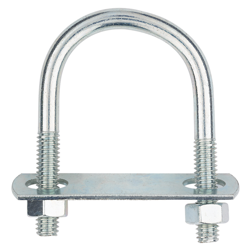 National Hardware N222-141 U-Bolt, 5/16-18 Thread, 1-3/8 in L Thread, Steel, Zinc - 4